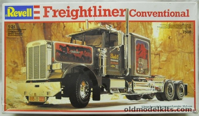 Revell 1/24 Freightliner Conventional Semi Truck, 7508 plastic model kit